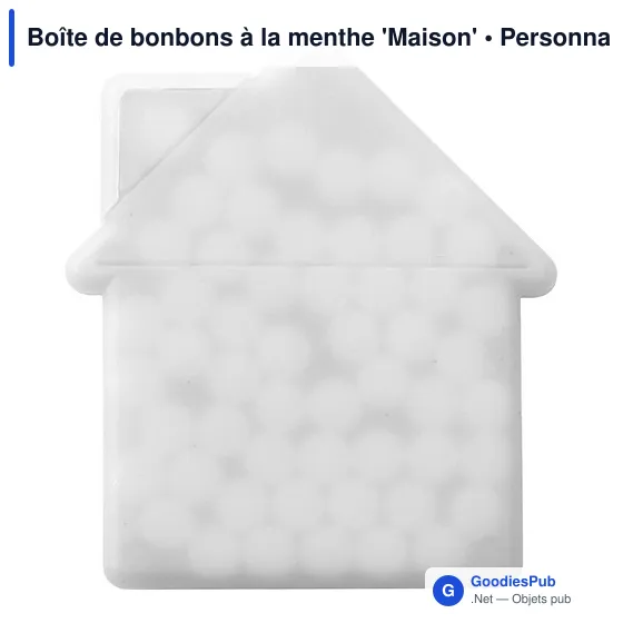 Boîte de bonbons à la menthe 'Maison' - Image 1