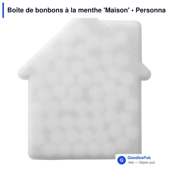 Boîte de bonbons à la menthe 'Maison' - Image 2