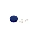 Variante Bleu - Boîte à bonbons personnalisable en métal avec logo - Huit coloris