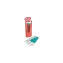 Variante Rouge - Boîte de pansements personnalisable 10 pansements 70 x 18 mm avec logo - Color