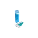 Variante Bleu - Boîte de pansements personnalisable 10 pansements 70 x 18 mm avec logo - Color