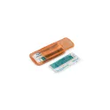 Variante Orange - Boîte de pansements personnalisable 5 pansements 56 x 18 mm avec logo - Mini