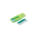 Variante Vert clair - Boîte de pansements personnalisable 5 pansements 56 x 18 mm avec logo - Mini