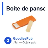 Boîte de pansements personnalisable finition givrée avec logo - Frost - Miniature 2
