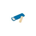 Variante Bleu foncé givré - Boîte de pansements personnalisable finition givrée avec logo - Frost