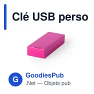 Clé USB personnalisable avec logo pour entreprises - Miniature 1