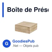 Boîte de Présentation personnalisable en bois naturel - Macalixavec logo - Miniature 3