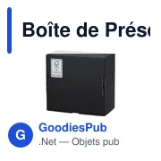 Boîte de Présentation personnalisable en carton recyclé - Steffonavec logo - Miniature 4