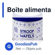 Boîte alimentaire personnalisable en étain avec logo - Sanvi - Miniature 1