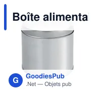 Boîte alimentaire personnalisable en étain avec logo - Sanvi - Miniature 5