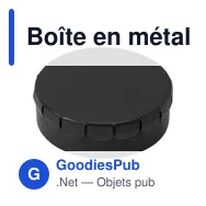 Boîte en métal contenant des bonbons Anika - Miniature 1