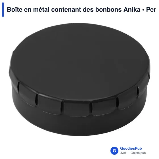 Boîte en métal contenant des bonbons Anika - Image 1