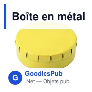 Boîte en métal contenant des bonbons Anika - Miniature 2