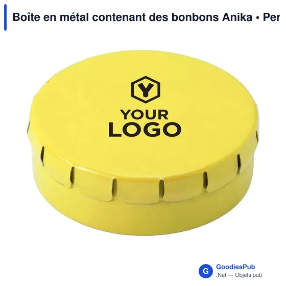 Boîte en métal contenant des bonbons Anika - Image 11
