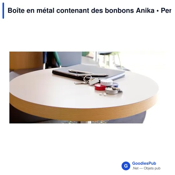 Boîte en métal contenant des bonbons Anika - Image 3