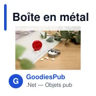 Boîte en métal contenant des bonbons Anika - Miniature 10