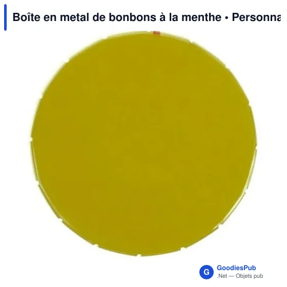 Boîte en métal personnalisable de bonbons à la menthe avec logo - Image 12