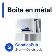 Boîte en métal personnalisable de bonbons à la menthe avec logo - Miniature 4