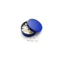 Variante bleu marine - Boîte en métal personnalisable de bonbons à la menthe avec logo