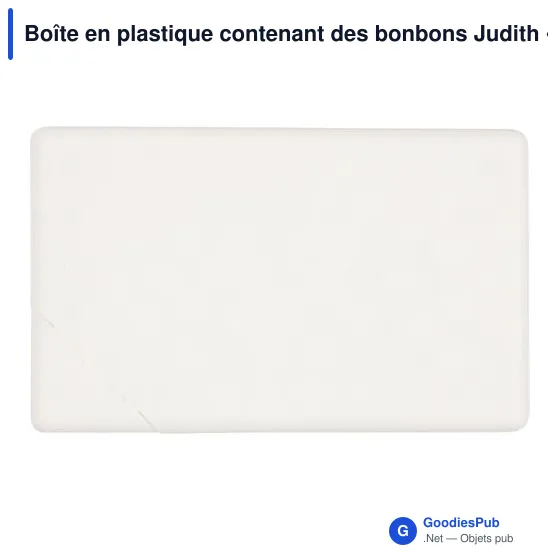 Boîte en plastique contenant des bonbons Judith - Image 1