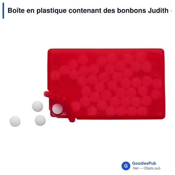 Boîte en plastique contenant des bonbons Judith - Image 7