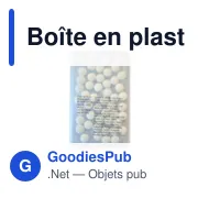 Boîte en plastique contenant des bonbons Judith - Miniature 8