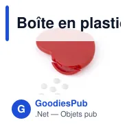 Boîte en plastique contenant des bonbons Marcia - Miniature 2