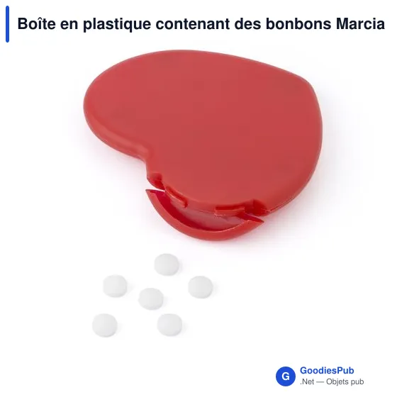 Boîte en plastique contenant des bonbons Marcia - Image 2