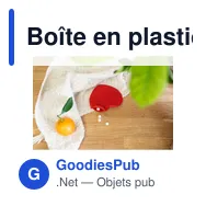 Boîte en plastique contenant des bonbons Marcia - Miniature 4