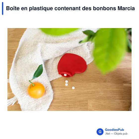 Boîte en plastique contenant des bonbons Marcia - Image 4