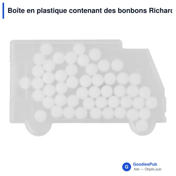 Boîte en plastique contenant des bonbons Richard - Image 1