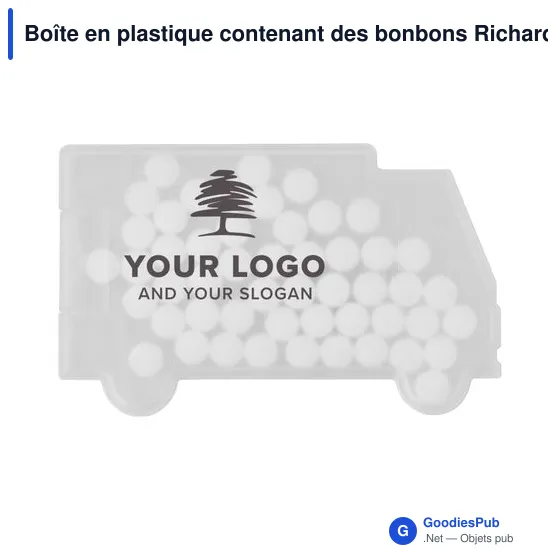 Boîte en plastique contenant des bonbons Richard - Image 2