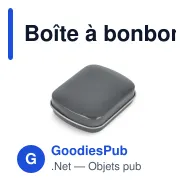 Boîte à bonbons menthe personnalisable en métal avec logo - Douze coloris - Miniature 11