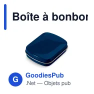 Boîte à bonbons menthe personnalisable en métal avec logo - Douze coloris - Miniature 4