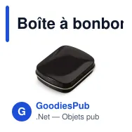 Boîte à bonbons menthe personnalisable en métal avec logo - Douze coloris - Miniature 5