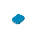 Variante Bleu clair - Boîte à bonbons menthe personnalisable en métal avec logo - Douze coloris