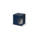 Variante Bleu - Boîte pour mug en carton 11 x 10 x 10 cm pour cadeau d'entreprise - Mug Box