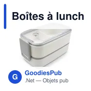 Boîtes à lunch personnalisables 2 pcs avec logo | Cash - Miniature 1