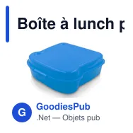 Boîte à lunch personnalisable 450 ml avec logo - Saffo - Miniature 1