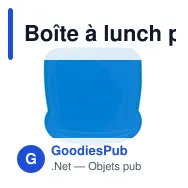 Boîte à lunch personnalisable 450 ml avec logo - Saffo - Miniature 3