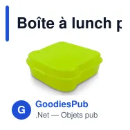Boîte à lunch personnalisable 450 ml avec logo - Saffo - Miniature 10