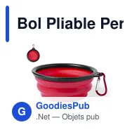 Bol Pliable Personnalisable Baloyn avec Logo pour Animaux - Miniature 11