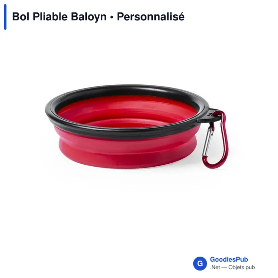 Bol Pliable Personnalisable Baloyn avec Logo pour Animaux - Image 5