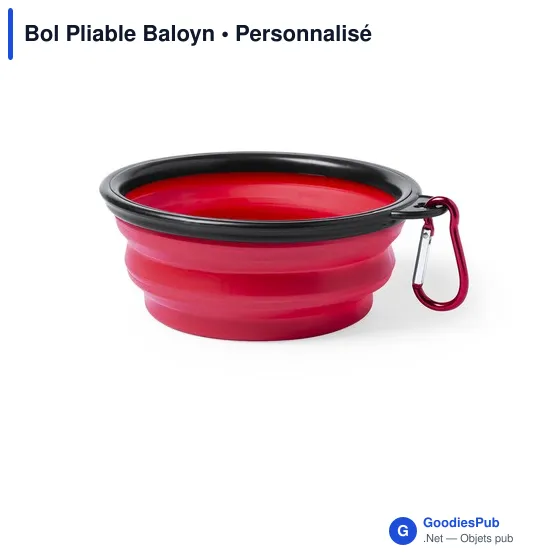 Bol Pliable Personnalisable Baloyn avec Logo pour Animaux - Image 6