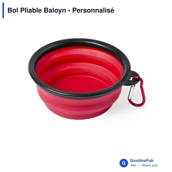 Bol Pliable Personnalisable Baloyn avec Logo pour Animaux - Image 7