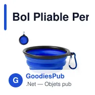 Bol Pliable Personnalisable Baloyn avec Logo pour Animaux - Miniature 8
