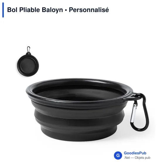 Bol Pliable Personnalisable Baloyn avec Logo pour Animaux - Image 9