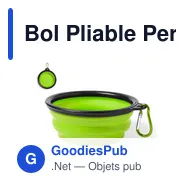 Bol Pliable Personnalisable Baloyn avec Logo pour Animaux - Miniature 10