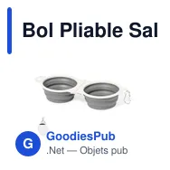 Bol Pliable Saluki - Miniature 1