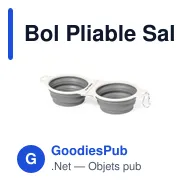 Bol Pliable Saluki - Miniature 3